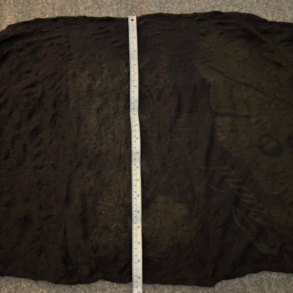 DIESEL "Grand Sky Jumper" Black Scarf 81" - Picture 3 of 8